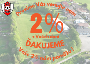 Prosba o darovanie 2% dane